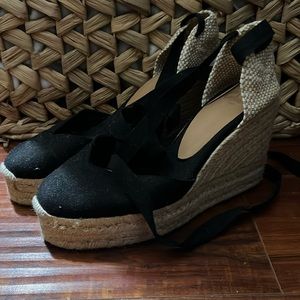 Carina 80 canvas wedge espadrilles